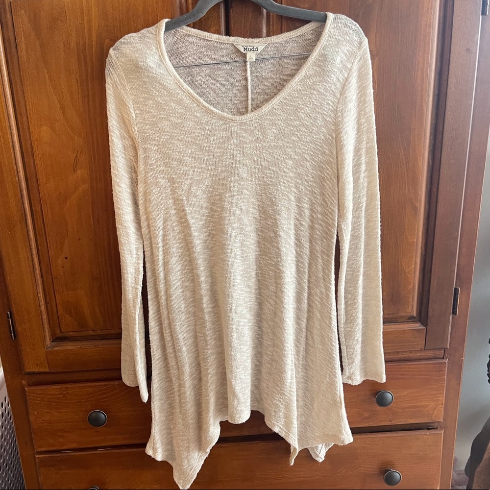 Mudd Sheer Like Top